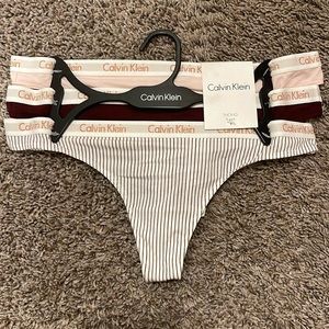 3 Pack Calvin Klein Women’s Thongs